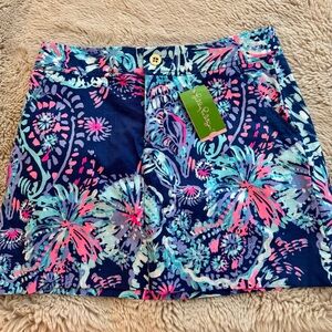 Lilly Pulitzer Floral Print mini skirt